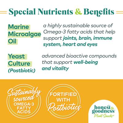 Premios para perros Plant Snacks Good Vibes de manzanilla y jengibre, bolsa de 8 oz