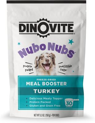 NubONubs Meal Booster Topper Turkey Flavored Gluten & Grain-Free Protein Powder Supplement for Dogs, 5.3-oz bag