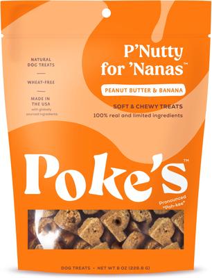 P'Nutty for 'Nanas Soft & Chewy Dog Treats, 8-oz bag