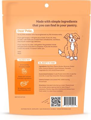 P'Nutty for 'Nanas Soft & Chewy Dog Treats, 8-oz bag