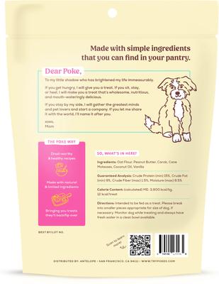 Birthday Cake Biscuit Crunchy Dog Treats, 8-oz bag