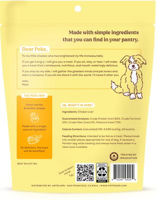 Chicken Liver Freeze-Dried Dog Treats, 3-oz bag