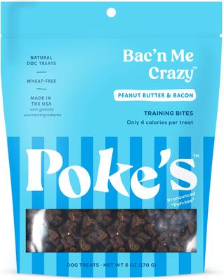 Bac'n Me Crazy Training Bites Dog Treats, 6-oz bag