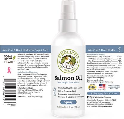 Wild Salmon Oil Dog & Cat, 4-fl oz bottle