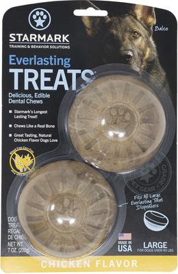 Everlasting Chicken Flavored Dog Treats, Large, 2 count