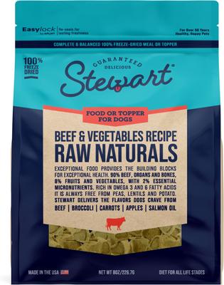 Raw Naturals Beef Limited-Ingredient Adult Freeze-Dried Dog Food, 32-oz bag