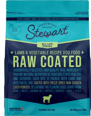 Raw Coated Lamb Limited-Ingredient Adult Freeze-Dried Dog Food, 10-lb bag
