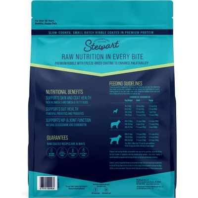 Alimento liofilizado para perros adultos con ingredientes limitados de cordero recubierto crudo, bolsa de 10 lb