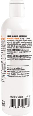 Fish Oil Omega-3 Liquid Skin & Coat Supplement for Dogs, 12-fl oz bottle