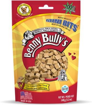 Beef Liver Mini Bit Freeze-Dried Dog Treats, 5.2-oz bag