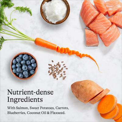 Grain-Free Senior Salmon & Sweet Potato Recipe Dry Dog Food, 24-lb bag