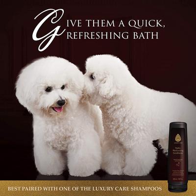 Acondicionador hidratante para gatos y perros, botella de 9.81 onzas líquidas