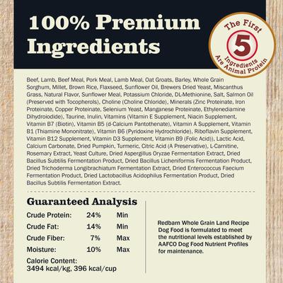 Whole Grain Large Breed Recipe Dry Dog Food, 15-lb bag