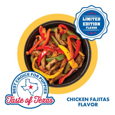 Puppy Teething Rings Taste of Texas Chicken Fajitas Flavor Dog Dental Treats, 3 count