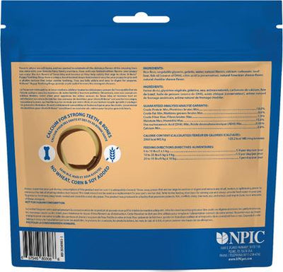 Puppy Teething Rings Taste of Texas Queso Con Carne Flavor Dog Dental Treats, 3 count