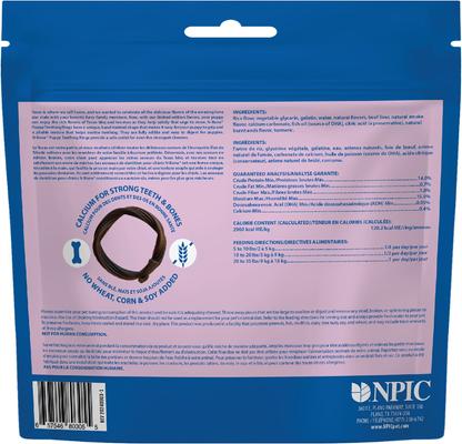 Puppy Teething Rings Taste of Texas Burnt Ends Flavor Dog Dental Treats, 3 count