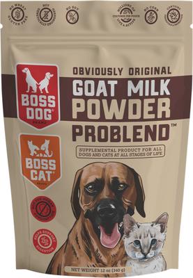 Goat Milk Powder Problend Dog & Cat Food Topper, 12-oz pouch