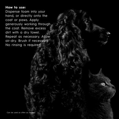 Canine Collection Hypoallergenic Dog & Cat Waterless Foam Shampoo, 5.07-fl oz