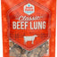 Snack Station Beef Lung Single Ingredient High Protein Dehydrated Dog Treats, 5.3-oz bag