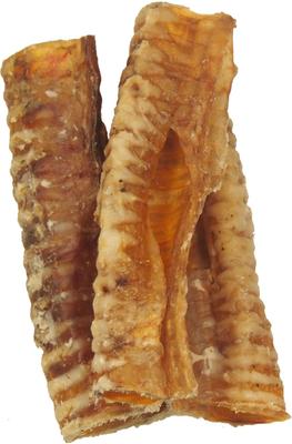Snack Station 6-inch Beef Trachea Single Ingredient Dehydrated Dog Treats, 6 count