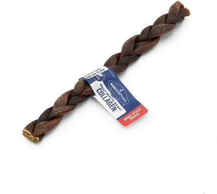 Collagen 9-inch Braided Stick Dog Bone