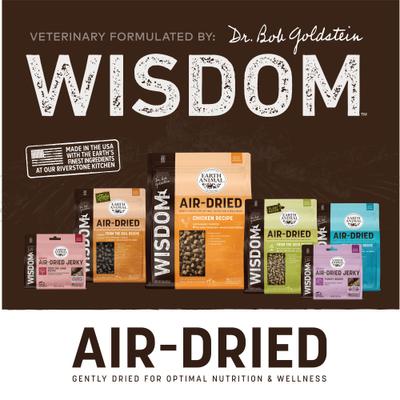 Wisdom Air-Dried From the Seed Recipe Premium Natural Plant-Based Jerky Strips Dog Treats, 4-oz bag