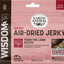 Wisdom Air-Dried From the Air Recipe with Quail, Duck, & Goose Premium Natural Jerky Strips Dog Treats, 4-oz bag
