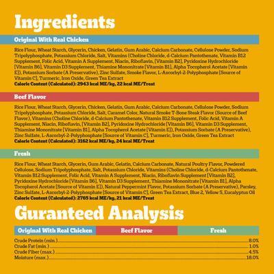 Dentastix Toy Grain-Free Original Chicken, Beef Flavor, & Fresh Mint Variety Pack Small Breed Dental Dog Treats, 157 count