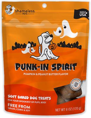 Halloween Punk'n Spirit Pumpkin Soft Baked Dog Treats, 6-oz bag