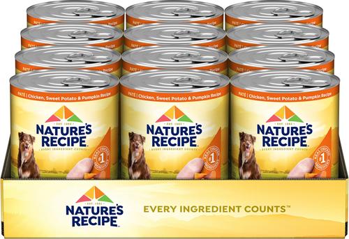Grain-Free Beef, Sweet Potato & Pumpkin Recipe Wet Dog Food, 13-oz can, 12 count