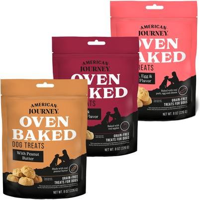 Galletas crujientes para perros horneadas sin cereales con receta de pato, bolsa de 473 g