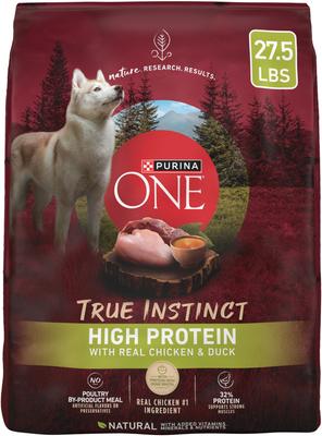 True Instinct Chicken & Duck High Protein Dry Dog Food, 27.5-lb bag