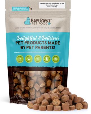 Peanut Butter Chicken-Free Adult Soft & Chewy Training Dog Treats, 6-oz bag
