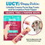 Doggy Lickies Salmon Tuna & Pumpkin Recipe Creamy Puree Grain-Free Lickable Dog Treats, 0.5-oz pouch, case of 8