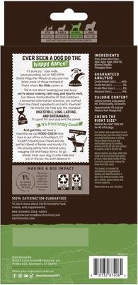 Golosinas masticables para perros No-Hide Medium Rolls, de larga duración, con alternativa natural al cuero crudo, con receta de cerdo, 3 unidades