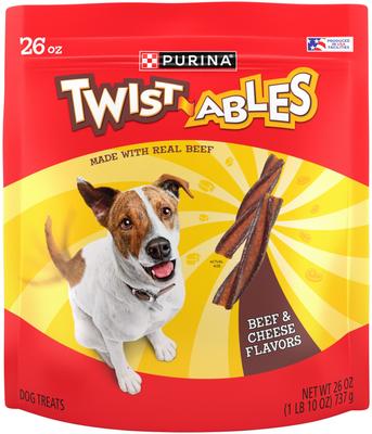 Beef & Cheese Flavor Adult Soft & Chewy Dog Treats, 26-oz pouch