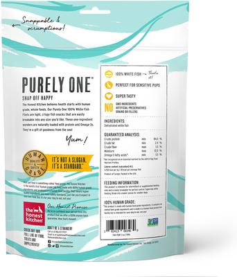 Wishes Dehydrated White Fish Filets Dog Treats, 3-oz bag