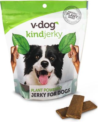 Plant-Based Jerky Dog Treats, 8-oz bag