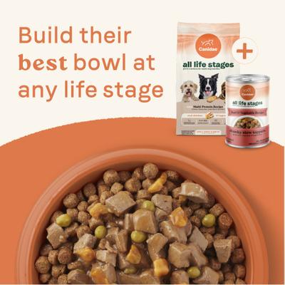All Life Stages Chunky Stew Toppers Beef & Vegetable Recipe Wet Dog Food, 12.7-oz can, case of 6