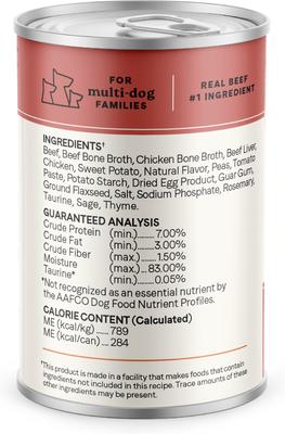 All Life Stages Chunky Stew Toppers Beef & Vegetable Recipe Wet Dog Food, 12.7-oz can, case of 6