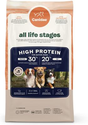 All Life Stages Multi-Protein High Protein Recipe Dry Dog Food, 4-lb bag