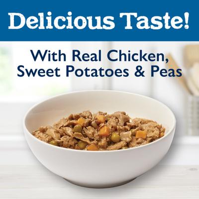 Chunky Stew Chicken & Vegetables Recipe Wet Dog Food, 3.5-oz tub, case of 12
