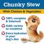 Chunky Stew Chicken & Vegetables Recipe Wet Dog Food, 3.5-oz tub, case of 12