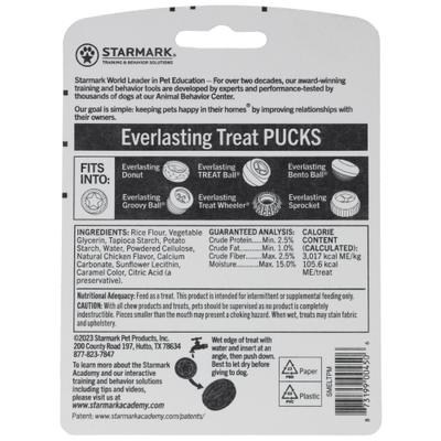 Everlasting Puck Medium Chicken Flavor Adult Dental Dog Chews, 2.4-oz bag