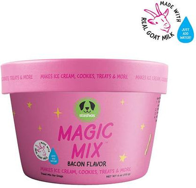 Magic Mix High-Protein Bacon Flavor with Goat Milk Baking Mix Dog Treat, 4-oz jar