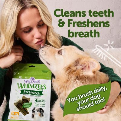Freshzees X-Small Dental Dog Treats, 14.81-oz bag, 56 count