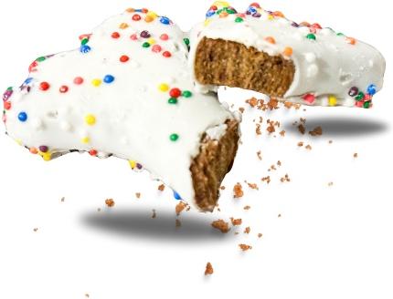 Happy Birthday Pink Bone & Birthday Caddy Peanut Butter & Honey Crunch Dog Treats, 2 count