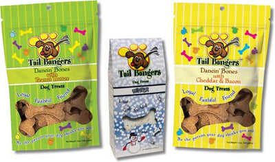 Winter Variety Pack Peanut Butter, Peanut Butter with Yogurt, Cheddar & Bacon Crunchy Dog Treats, 3 count