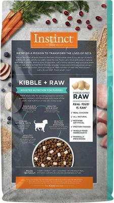 Bundle: Instinct Limited Ingredient Diet Grain-Free Recipe with Real Lamb Freeze-Dried Raw Coated Dry Dog Food, 20-lb bag + Instinct Raw Boost Puppy Whole Grain Real Chicken & Brown Rice Recipe Freeze-Dried Raw Coated Dry Dog Food, 4.5-lb bag