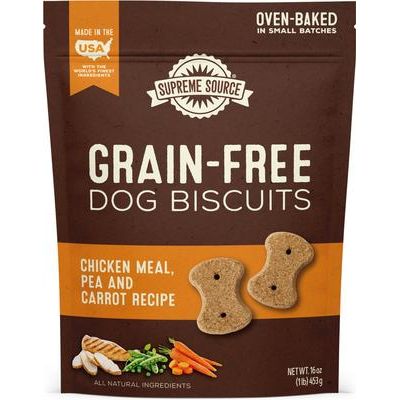 Galletas de cordero sin cereales y boniato para perros, bolsa de 473 g